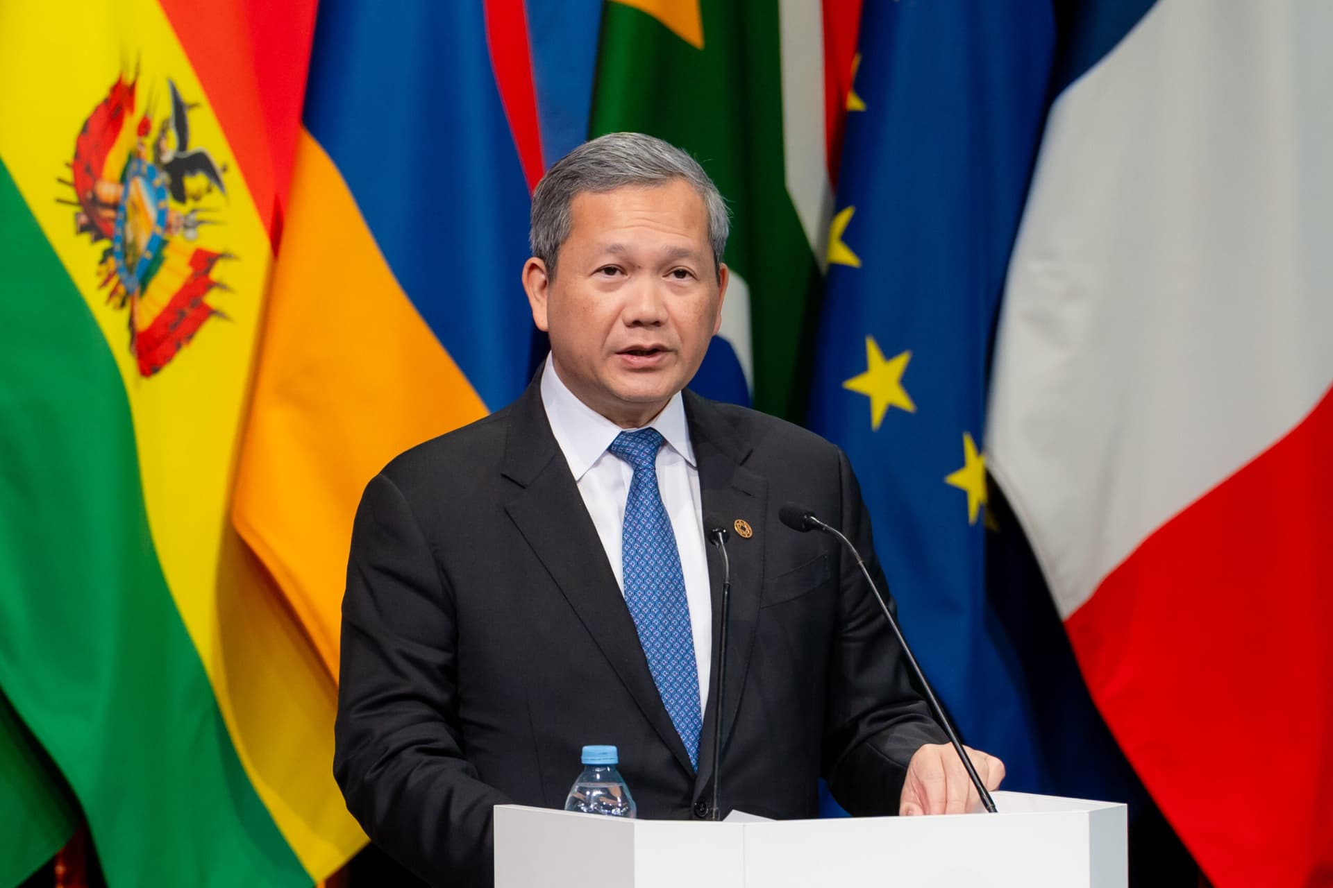 សម្តេចបវរធិបតី ហ៊ុន ម៉ាណែត រំលេចពីការប្តេជ្ញាចិត្តរបស់កម្ពុជាក្នុង​ការចូលរួម​ដោះស្រាយបញ្ហាសុខភាពសកល