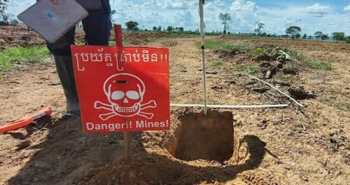 អង្គការ HALO Trust បញ្ចប់ប្រតិបត្តិការបោសសម្អាតដោយជោគជ័យ នៅក្នុងចម្ការមីនមួយកន្លែង ក្នុងភូមិតាដេវ នៃខេត្តឧត្តរមានជ័យ