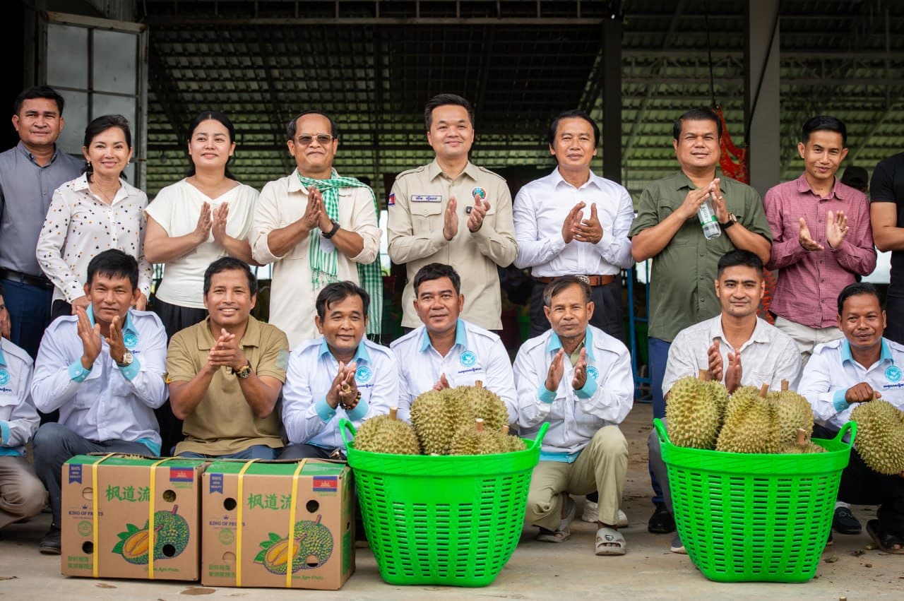 សមិទ្ធផលថ្មីនៃការនាំចេញទុរេនស្រស់កម្ពុជាទៅកាន់ទីផ្សារប្រទេសចិន បន្តកើនឡើងជាលំដាប់